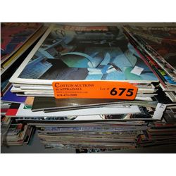 7" tall stack of comic books