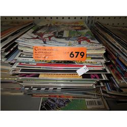 7" tall stack of comic books