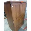 Image 1 : Two door wood computer station