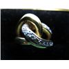 Image 2 : 14k gold & diamond band