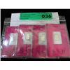 Image 3 : 4x .999 certified & serial number silver bars