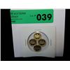 Image 2 : 4x .999 silver maple leaf round, gold plated