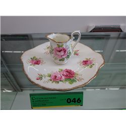2 x Royal Albert "American Beauty"