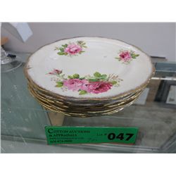 7 x Royal Albert "American Beauty"