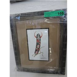 "Feather" signed by Richard Shorty, Yukon