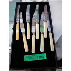 8 vintage Sheffield knives