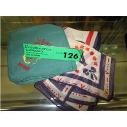 3 military insignia handkerchiefs