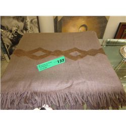 Very fine wool throw