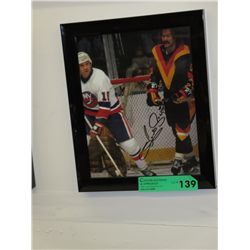 Signed Hockey photo - signed by "Harold Snepsts"