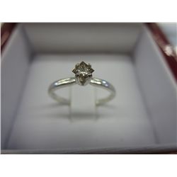 Princess cut Diamond solitaire ring