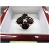 Image 1 : Garnet & Diamond ring