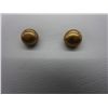 Image 1 : New button shape freshwater pearl earrings