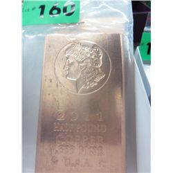 Two Morgan-design copper bars