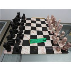 Stone chess set