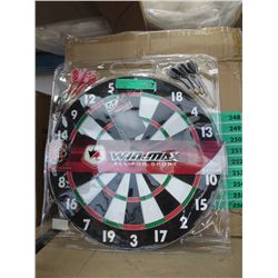 Win-Max dart board with darts - NEW