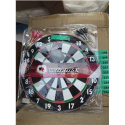 Win-Max dart board with darts - NEW