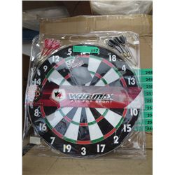 Win-Max dart board with darts - NEW