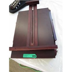 Portable folding easel/case combo