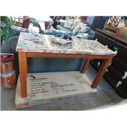 Marble top sofa table