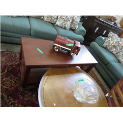 New wood fold out coffee table