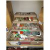 Image 1 : Large three tray tackle box containing tackle