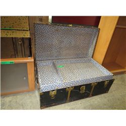 Blue metal trunk