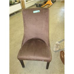 Brown microfiber dining chair - NEW