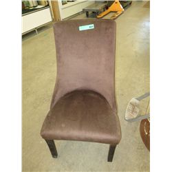 Brown microfiber dining chair - NEW