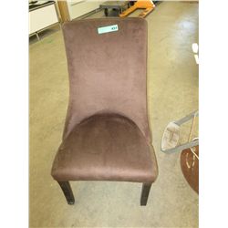 Brown microfiber dining chair - NEW