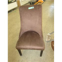 Brown microfiber dining chair - NEW