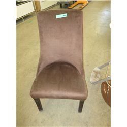Brown microfiber dining chair - NEW