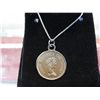 Image 1 : .925 silver chain with Queen Elizabeth pendant