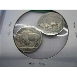 1930 & 1936 American buffalo Indian head coins