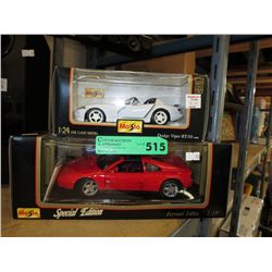 Two Maisto Die Cast metal cars