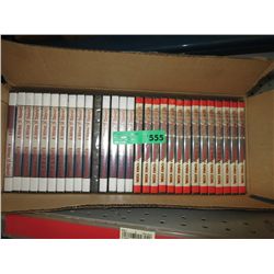 Case of Snowmobile DVDs & CDs