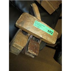 Three vintage joiner block planes