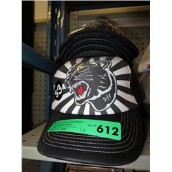 Approx. 30 caps. Black with tiger motif