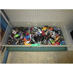 Tote containing many children's toy