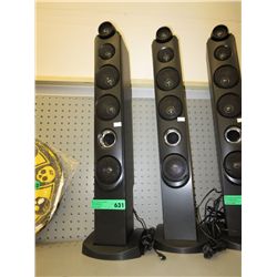 Pair of Singing Machine tower speakers