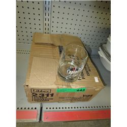Case of 11 double old fashion glasses