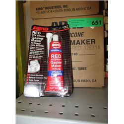 Case of Silicone gasket maker - RED