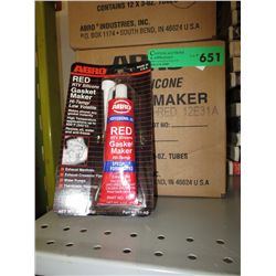 Case of Silicone gasket maker - RED