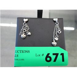 Pair of sterling earrings