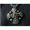 Image 1 : Sterling gothic cross and chain