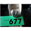 Image 1 : Sterling silver heart shaped ring