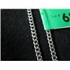 Image 2 : Sterling silver chain, lobster claw, 20"