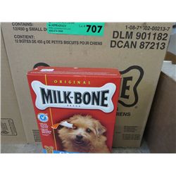 Case of Milk bone dog biscuits  for small dogs