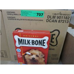 Case of Milk bone dog biscuits  for small dogs