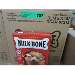Case of Milk bone dog biscuits  for small dogs