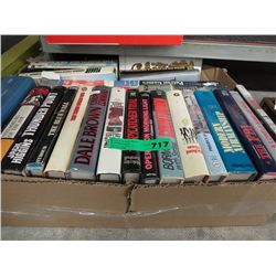 Box of hardcover books